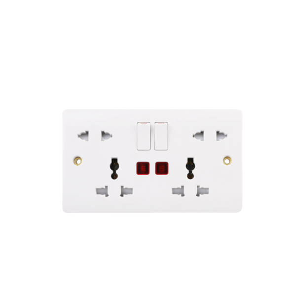 VGT - Multi Switch Socket - 2 gang (with light)