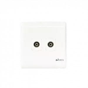 DEREN 2 gang TV socket