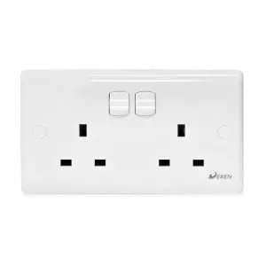 DEREN 2 Gang Switch Socket