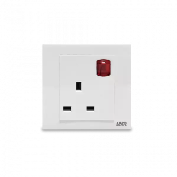 LEAR - 1 Gang Switch Socket with Neon